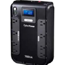 No-Break CyberPower CP750LCD750 VA, 420 W, 8 h, Negro, Hogar y Oficina