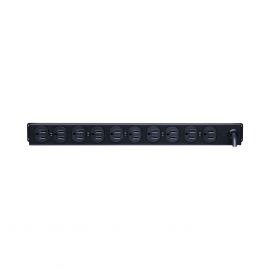 PDU Básico Para Distribución de Energía, Con 10 Tomas NEMA 5-15R Traseras, 1UR, 15 Amp, 120 Vca