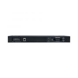 PDU ATS (Fuente Redundante Auto-transferible) Medible, Para Distribución de Energía, 2 Entradas 120 Vca NEMA5-15P, Con 10 Salidas NEMA 5-15R, Horizontal 19in, 1UR