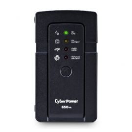 No-Break CyberPower RT650650 VA, 400 W, Negro
