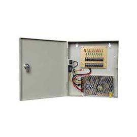 Fuente de Poder Saxxon Regulada, 12V, 10 Amperes, Distribuidor para 9 Cámaras