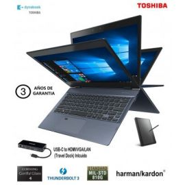 Laptop Dynabook-Toshiba PRT22U-0QT02L, 12.5 pulgadas Touch, Intel Core i7, i7 8550U, 16 GB, Windows 10 Pro