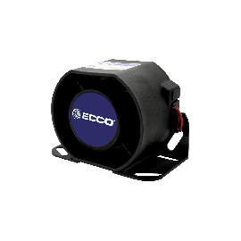Alarma de reversa de montaje para superficies, 12-36 Vcc, 112 dBA