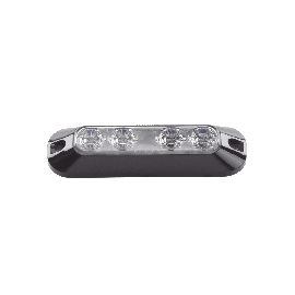 Luz Perimetral , 4 LEDs Ultra Brillantes, color Ambar