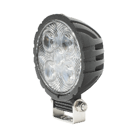 Lámpara de trabajo de 5 LED, haz de inundación, redondo, 800 Lumenes, 12-24 Vcc