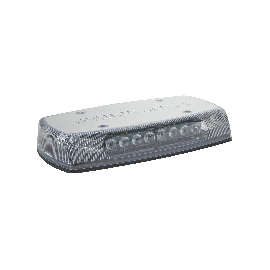 Mini Barra de Luces Ultra Brillante, color domo claro, LED azul, Ideal para Seguridad Privada