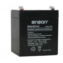 Batería de Respaldo 12V 4A ENSON ENS-BT412, Negro