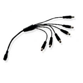 Distribuidor Pulpo 1 a 6 Canales ENSON ENS-DC16, Negro