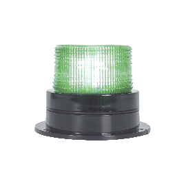 Burbuja Brillante de Larga Vida Útil, con 8 LEDs Color Verde, Domo Verde