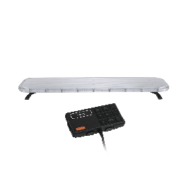 Barra de luces LED de 46" Rojo/Azul , De 132 LEDs, Controlador Incluido, Ideal para Equipar Unidades de Seguridad Publica