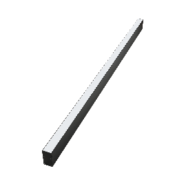 Luminaria Lineal LED para Alumbrado en Interior / Luz Fría / 65 W / 2.4 m /  6500 lúmenes / 50000 hrs