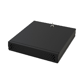 Gabinete Metálico de Seguridad para DVR/NVR. Tamaño Max. de DVR/NVR: 315 x 62 x 288 mm (An. x Al. x Prof.)
