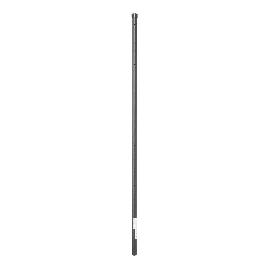 Poste de Esquina Negro de 1.2m para Cerca Electrificada de Tubo Galvanizado cal. 18 de 1"Diam. para 5 Aisladores (No incluidos).