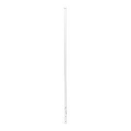 Poste de Esquina Blanco de Acero Galv. de 1.2m para Cerca Electrificada  cal. 18 de 1" Diam. para 5 Aisladores (No incluidos).