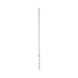 Poste de Esquina de 0.8m para Cerca Electrificada. Tubo Galvanizado cal. 18 de 1"Diam. con Tapón, ideal para 3 Aisladores.