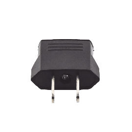 Adaptador de enchufe europea a americano, Calidad PREMIUM @ 6 A ; 110 - 250 Vca
