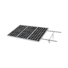 Montaje para Panel Solar, Riel "5" de 4400mm para Módulos con Espesor de 35mm, Velocidad de Viento Máx. 190km/h
