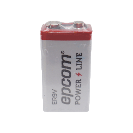 Pila 9V @ 1200 mAh / Alta Capacidad ( No recargable )