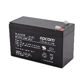 Batería de Respaldo para equipo electrónico / UL / 12V @ 9 Ah  / Tecnología AGM-VRLA / Retardante a la flama / Uso en : Alarma de intrusión / Incendio / Control de acceso / Video Vigilancia / Terminales tipo F1