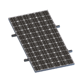 Kit De Minirieles Para Panel Solar Arreglo 1X1