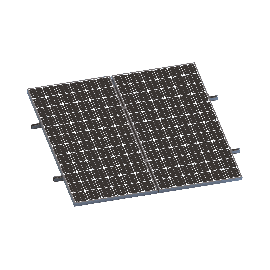 Kit De Minirieles Para Panel Solar Arreglo 1X2