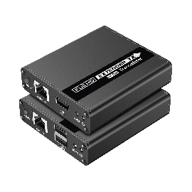 Kit extensor KVM (HDMI y USB) hasta 70 metros / Resolución 1080P @ 60 Hz/ Cat 6, 6a y 7 / CERO LATENCIA / HDR / Salida Loop / Uso 24/7 / Salida de audio de 3.5mm / Transmite el Video y Controla tu DVR vía USB a distancia.