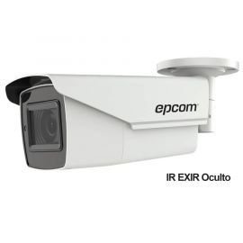 Bala TURBOHD 5 Megapixel / Lente Mot. 2.7 a 13.5 mm / 40 mts IR EXIR / dWDR / 4 Tecnologías (TVI / AHD / CVI / CVBS) / Exterior IP67