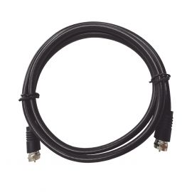 Conector Cable Coaxial / F Macho a F Macho / 30 Centimetros / Cable RG6