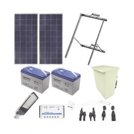Kit de energía solar para alumbrado de 60 W