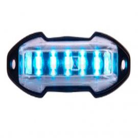 Luz auxiliar con 9 LED color ambar angulo de 180 grados