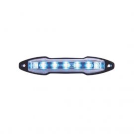Luz auxiliar con 9 LED color azul angulo de 180 grados