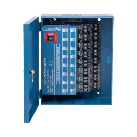 Fuente de poder profesional HEAVY DUTY de 11 15 Vcd @ 20 Amper, para 16 cámaras, con voltaje de entrada de: 110-220 Vca / Compatible con cámaras 4K