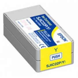 Epson Cartucho Tinta Amarilla Para Tm-C3500 Sjic22P