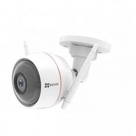 Bala IP 2 Megapixel / WiFi / Lente 2.8 mm / 30 mts IR / Grabación en la Nube / Audio de Dos Vías / IP66 / Luz Blanca Integrado / Sirena Integrada / H.264.