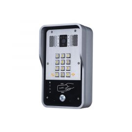 Video Portero SIP Con Cámara, 1 Relevador Integrado, Onvif y lector de tarjetas RFID (MIFARE) para acceso