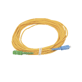 Jumper de Fibra Óptica Simplex, Monomodo, con Conectores SC/UPC-SC/APC, de 10 Metros