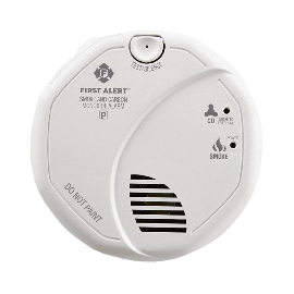Detector Combo de Humo/CO, 120 Vca, No Requiere Panel, Con Batería de Respaldo, Sensor Inteligente de Falsas Alarmas