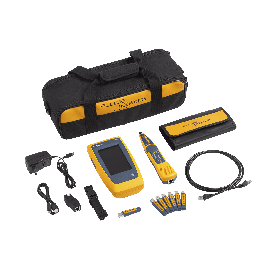 Kit Avanzado de Calificador de Red LinkIQ, Para Verificar Rendimiento de Cableado Hasta 10Gbps Basado en Frecuencia, con Pantalla Multitáctil a Color