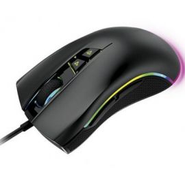 Mouse Gaming GAME FACTOR MOG500USB, Juego, Óptico, 1000-4000 DPI, Negro