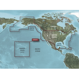 Mapa HXUS604X todas las costas de EE.UU y las costas del oeste de Canada.