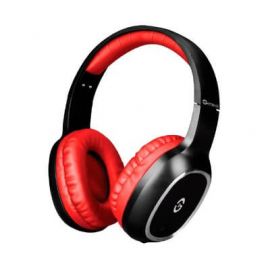 Audífonos diadema Getttech GETTTECH GH-4640R, Rojo/negro, Bluetooth, Inalámbrico