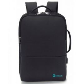 Mochila GETTTECH GMD-22003 - 15.6 pulgadas, Mochila, Negro