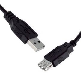 Cable Extención GETTTECH JL-3520 USB 2.0 A Macho a Tipo C, USB A, USB C, Macho/hembra, 1,5 m, Negro
