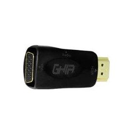 Adaptador Ghia HDMI a VGA con Audio Color Negro