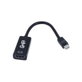 Adaptador Ghia Mini Display Port a HDMI Color Negro
