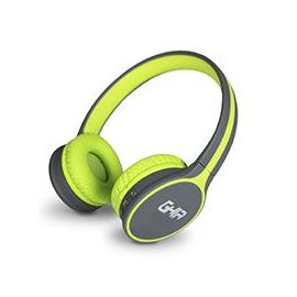 Audífonos Diadema Bluetooth Ghia N1 Hifi Sound Verde/Gris 10M Alcance Bt 4.2 Batería 300 mAh