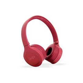 Audífonos Diadema Bluetooth Ghia N2 Hifi Sound, Color Rojo Tinto /10M Alcance, Bt 4.2 /Batería 300 mAh