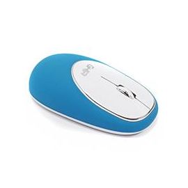 Mouse Ergonomico de Memory Foam Ghia Azul/Blanco /Inalámbrico, 1000 Dpi