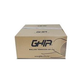 Caja Papel Termico Ghia 80X70 mm 50 Piezas