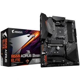 Tarjeta Madre Gigabyte B550 Aor Us Elite Amd Am4 Atx Dp/Hdmi